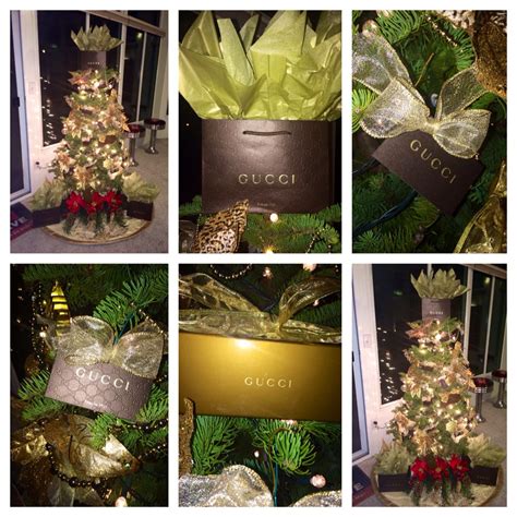 gucci inspired christmas tree